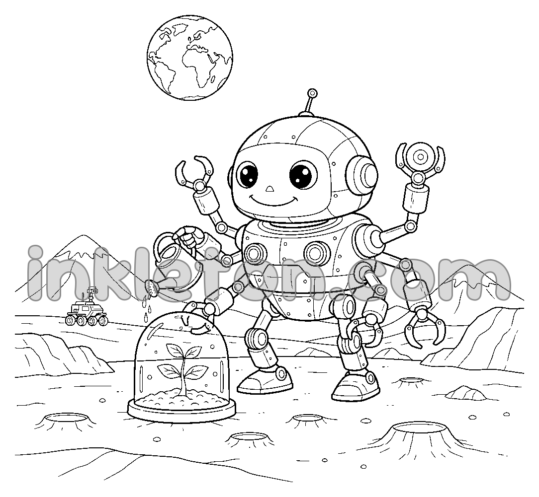 Robot Gardener on the Red Planet