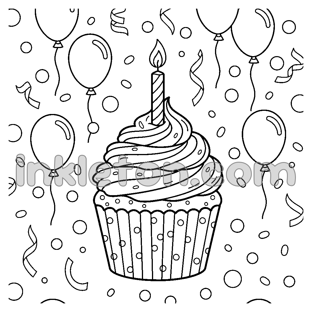 Giant Cupcake έκπληξη γενεθλίων