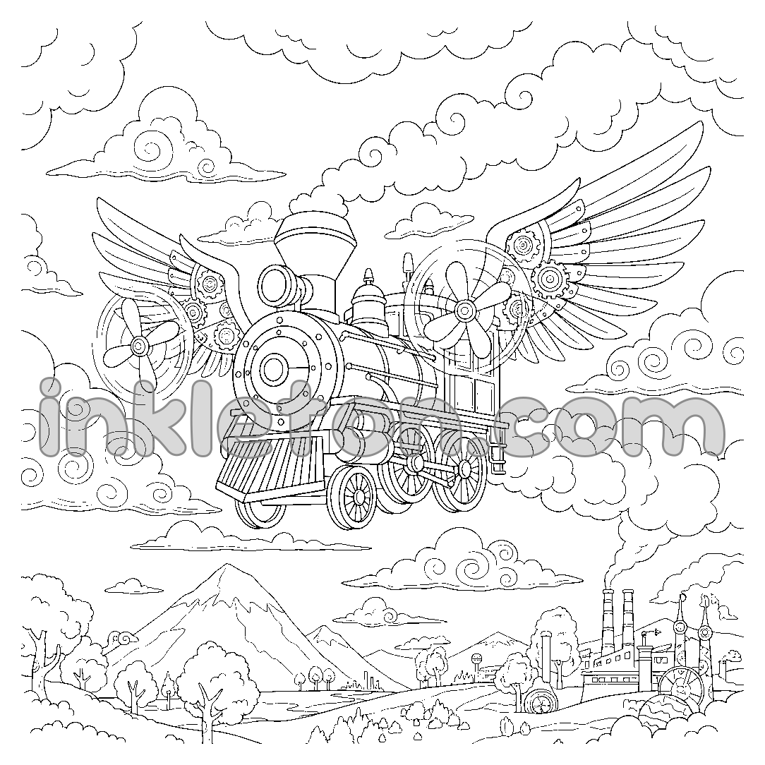 The Flying Steam Engine