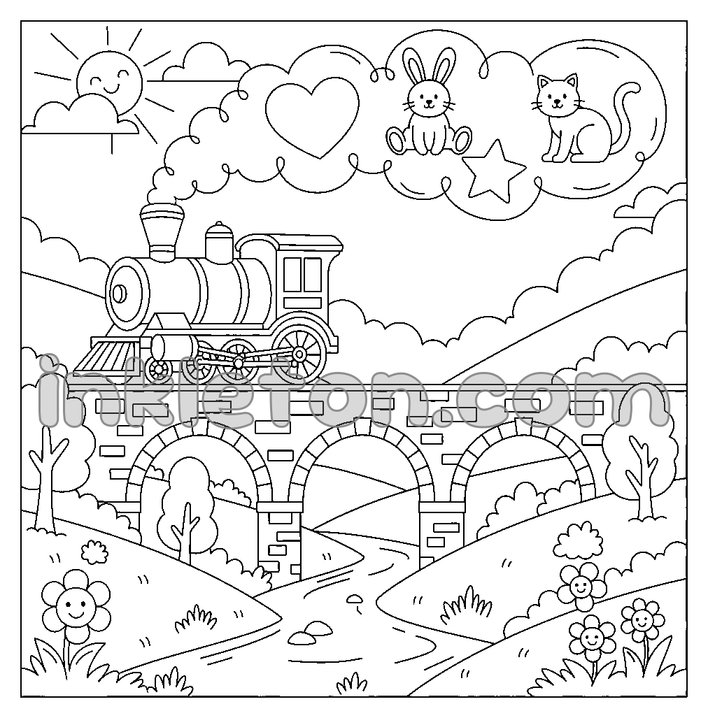 The Cloud-Maker Steam Train