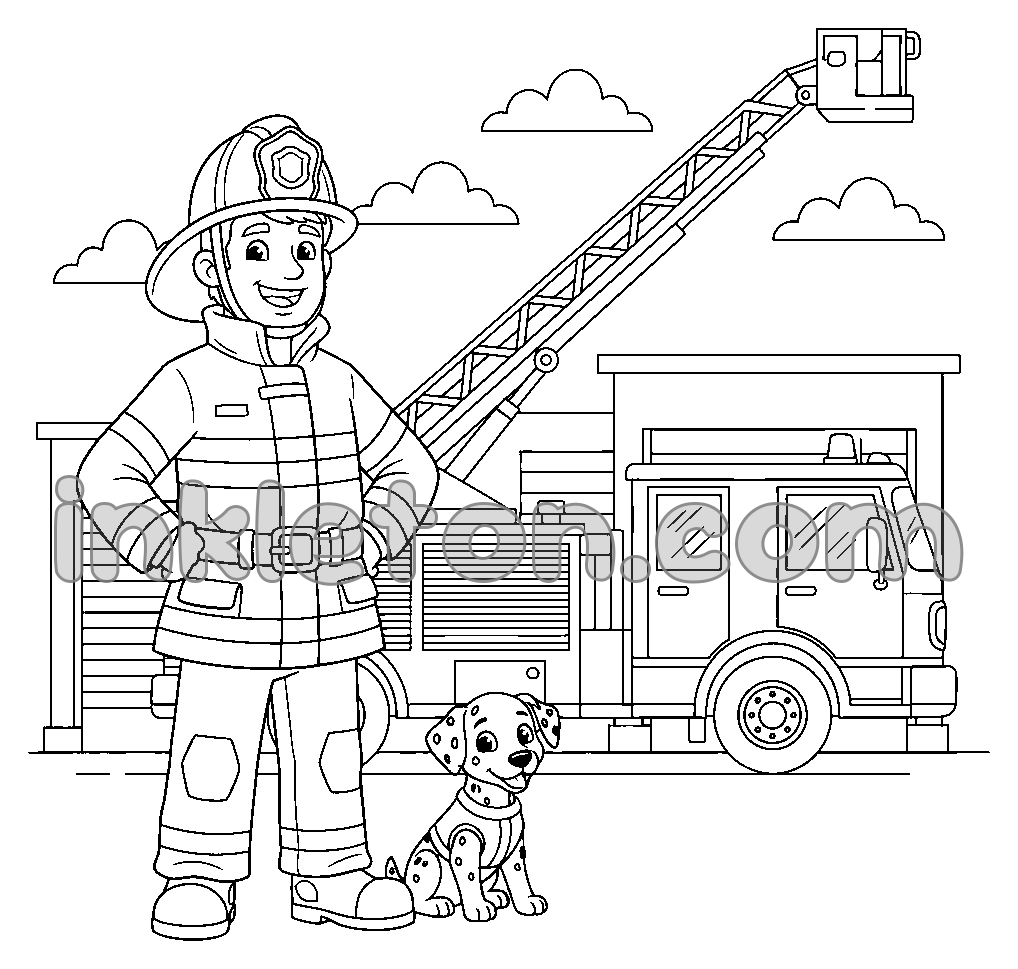 Friendly Neighborhood Firefighter