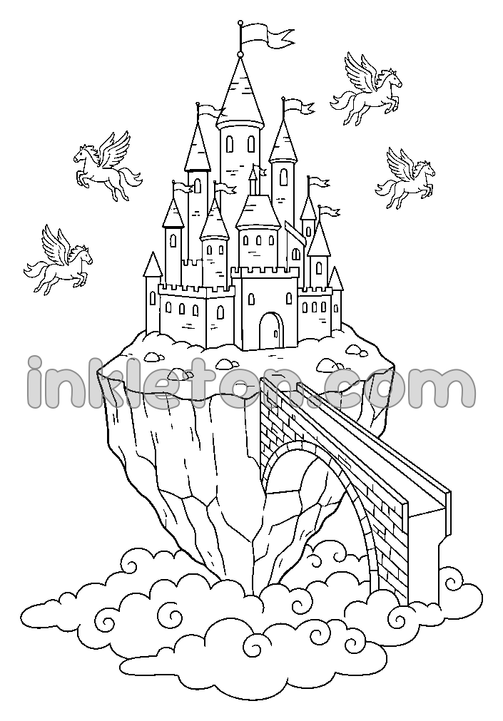 Floating Castle in the Clouds