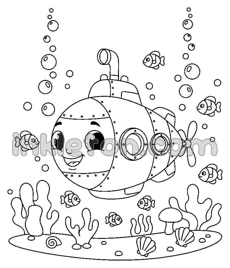 Deep Sea Bubble Submarine