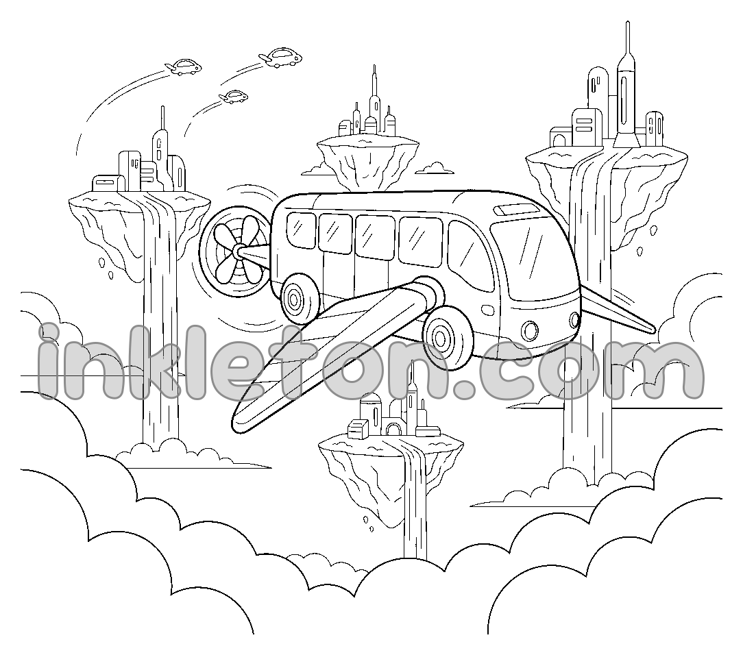 The Sky-High Flying Bus
