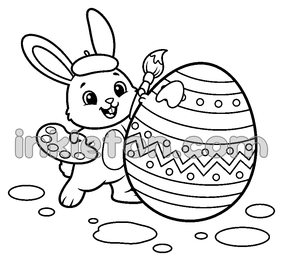 A művész nyuszi remekműve