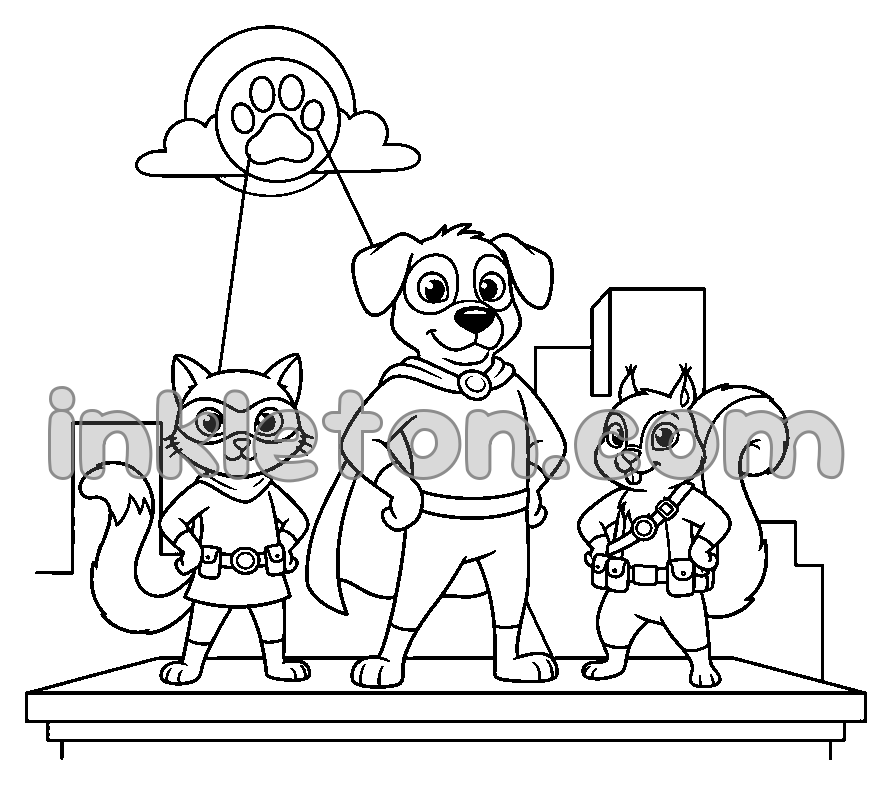 The Paws of Justice Team