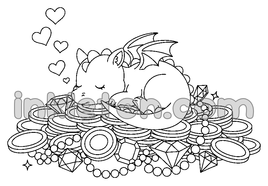 Baby Dragon's Treasure Hoard