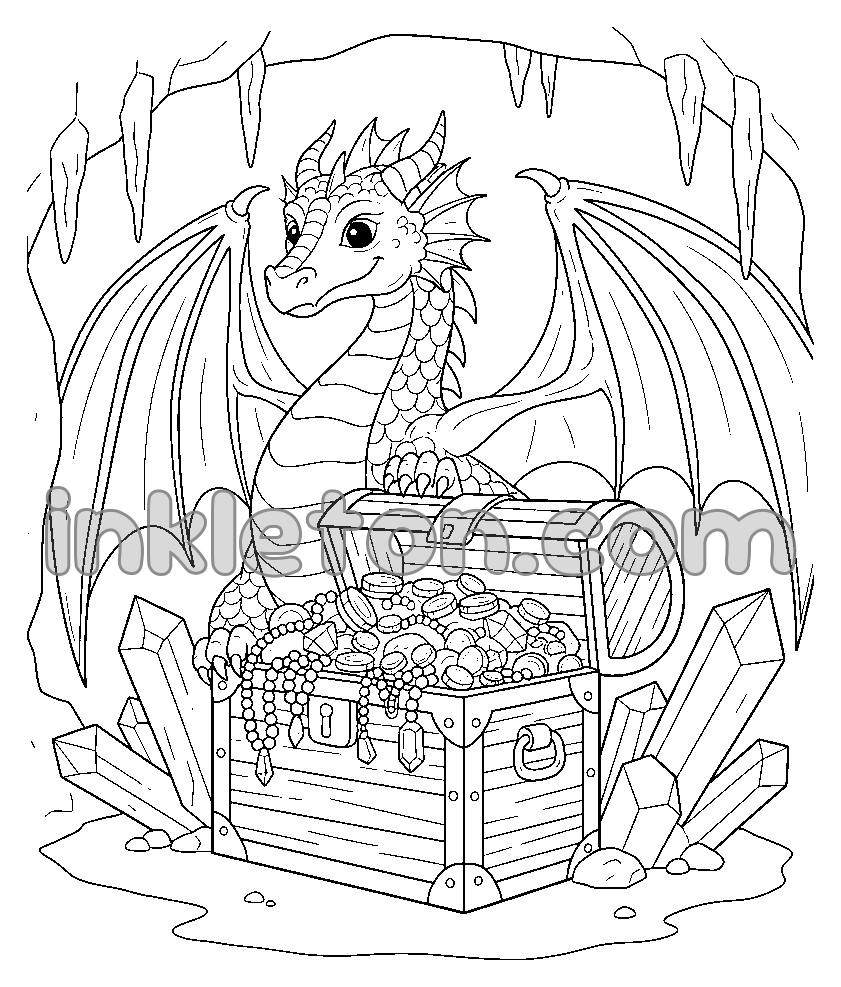 The Crystal Cave Dragon