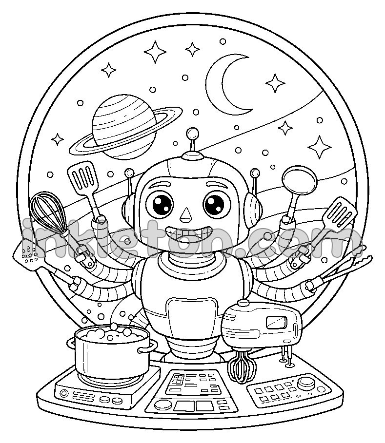Robot Chef in the Space Kitchen