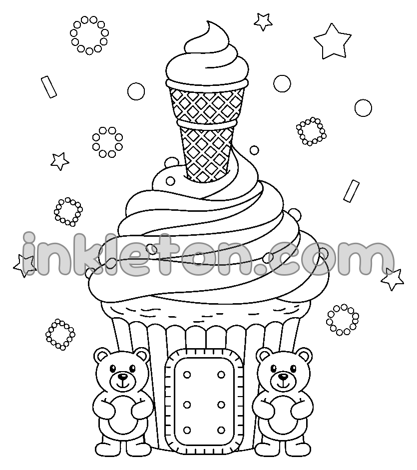 Giant Cupcake Castle