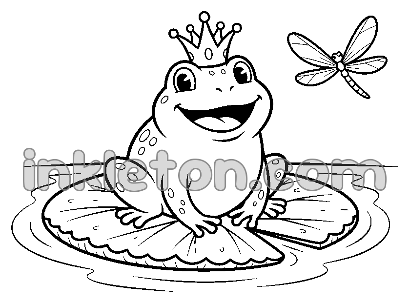 Frog Prince on a Lily Pad