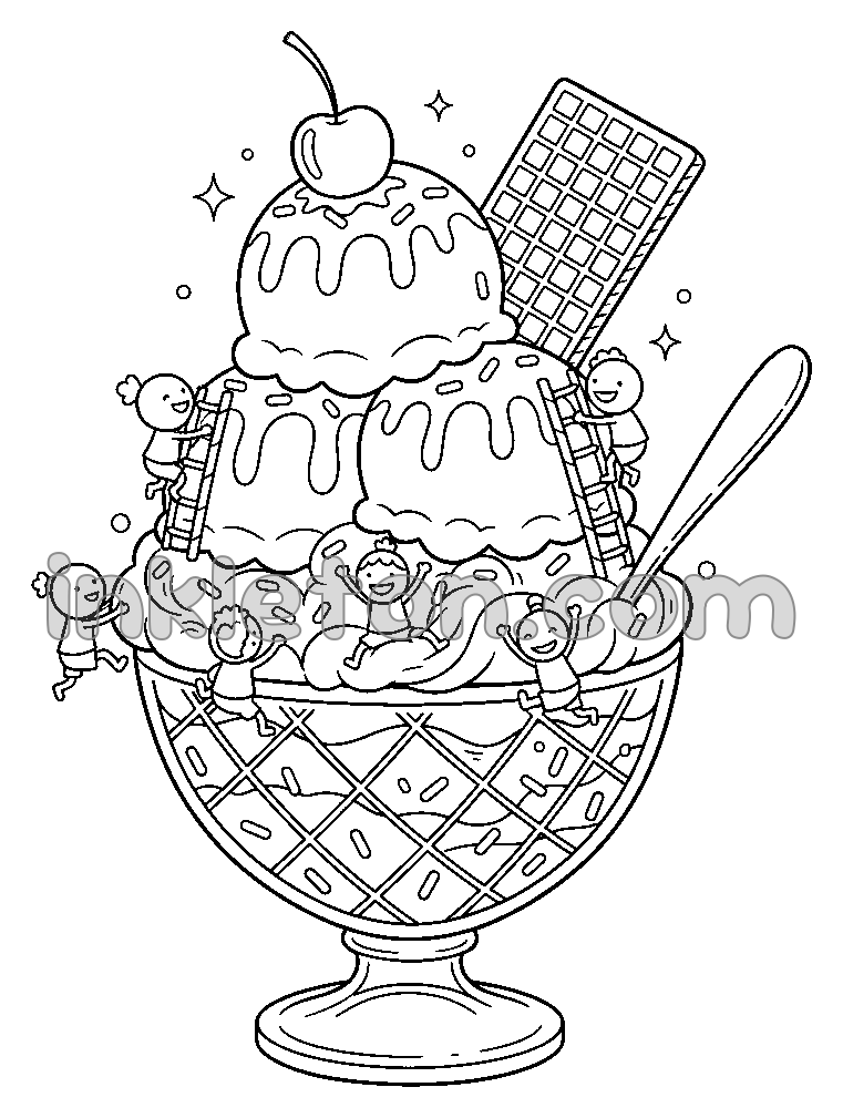 Giant Ice Cream Sundae Playground