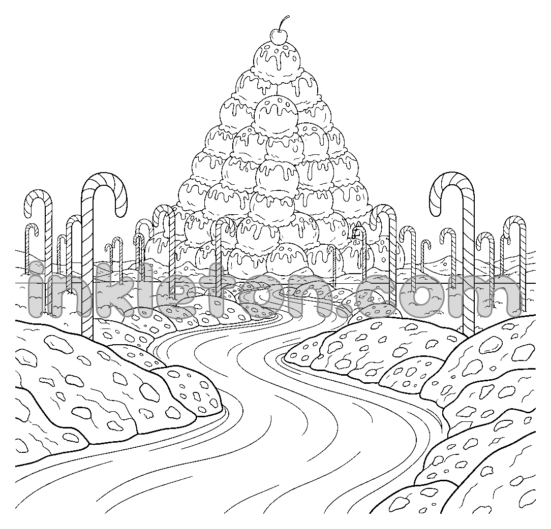 The Giant Ice Cream Sundae Mountain