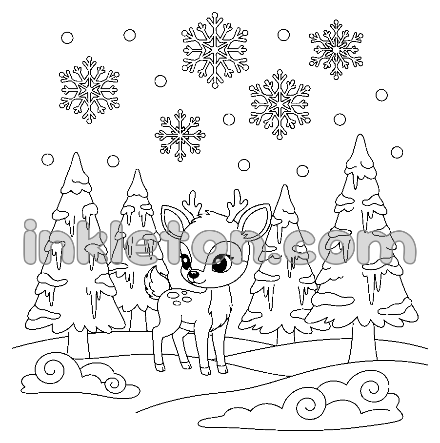 Enchanted Winter Forest