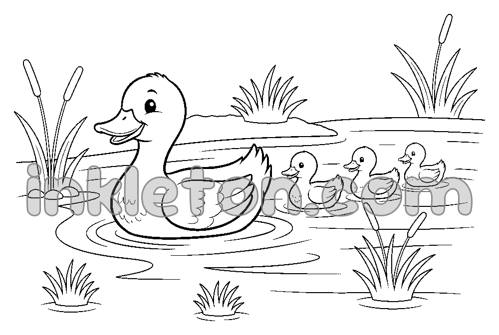 Andemor og hendes ællinger