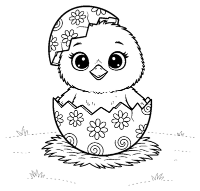 A Fresh Hatchling's First Spring