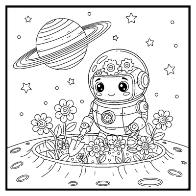 Galactic Garden Robot