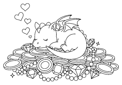 Baby Dragon's Treasure Hoard