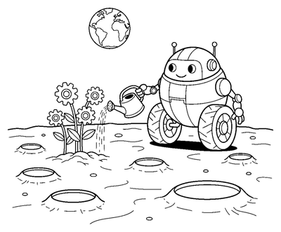 Robo-Gardener on Mars