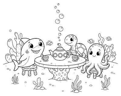Underwater Tea Party