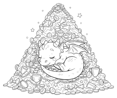 Baby Dragon's Treasure Hoard