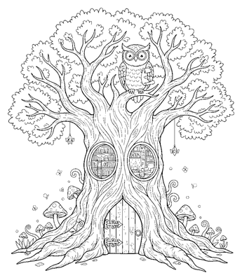 The Secret Library in the Tree