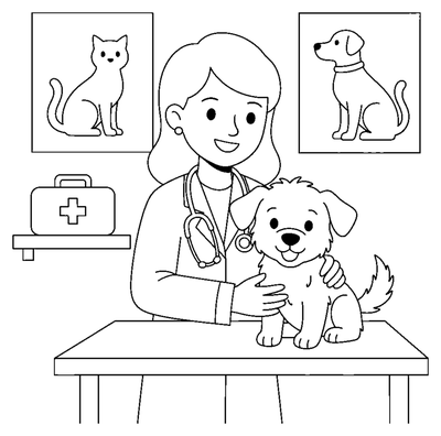 Den omtänksamma veterinären