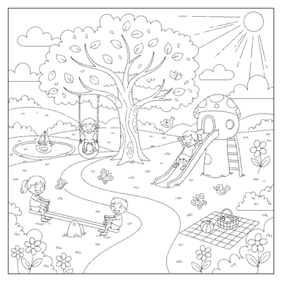 Global Wind Day Kite Festival coloring page to print