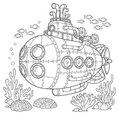 The Steampunk Submarine