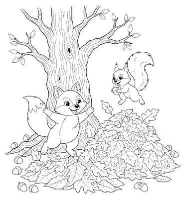 Autumn Forest Hide-and-Seek