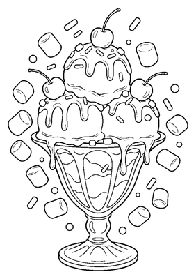 The Giant Sundae Mountain