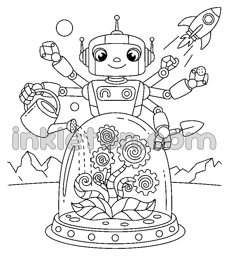Robot Gardening on Mars
