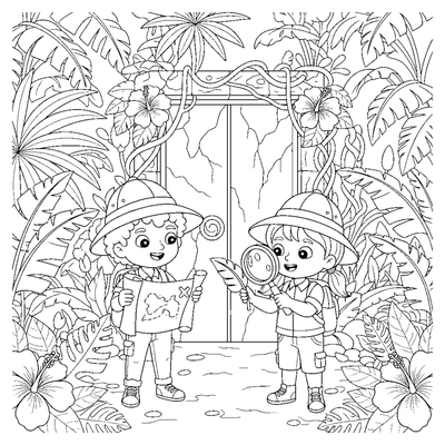 Hledači pokladů v džungli