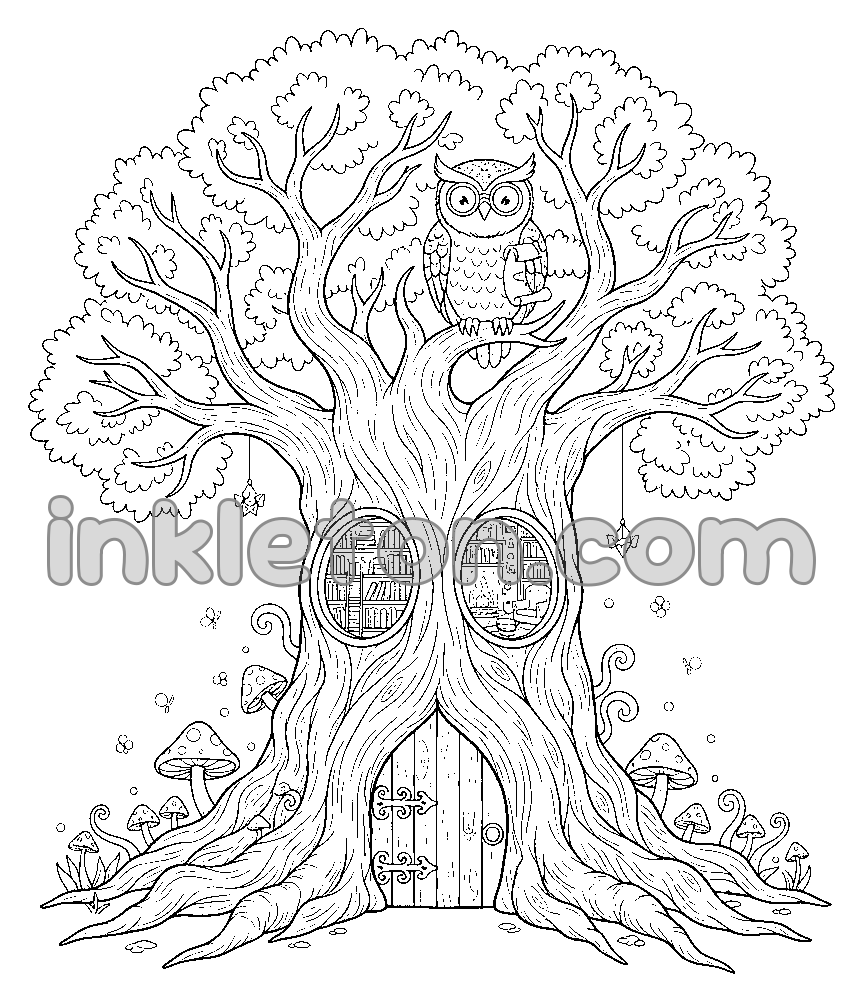 The Secret Library in the Tree