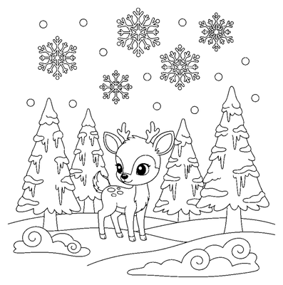 Enchanted Winter Forest