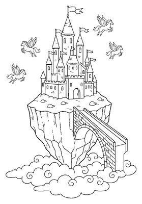 Floating Castle in the Clouds