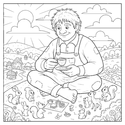 The Friendly Giant's Tea Party