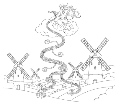 The Wind Weaver's Loom coloring page to print