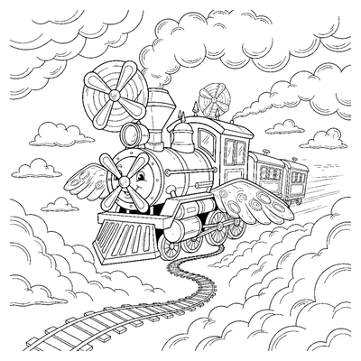 The Sky-High Steam Train