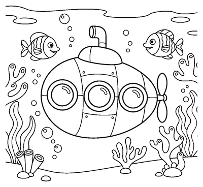 Underwater Exploration Submarine