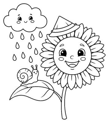 Rainy Day Garden Friends