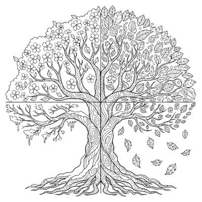 De fire årstiders livstræ