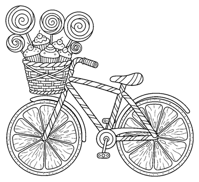 Omalovánka Kolo Candy Wheel k tisku