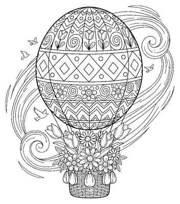 Ballonabenteuer mit schwebenden Eiern