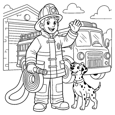 The Friendly Neighborhood Firefighter