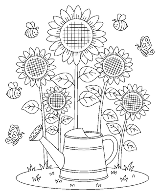 Summer Sunflower Garden