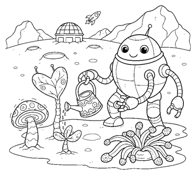 Robot Gardener on Mars