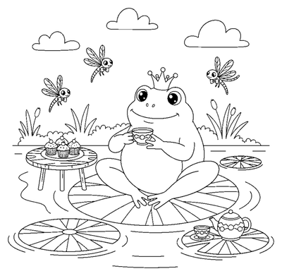 The Frog Prince's Tea Party
