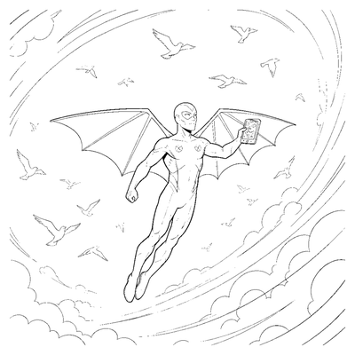 Zephyr the Air Scout coloring page to print