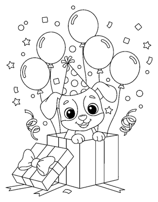 Birthday Puppy Surprise